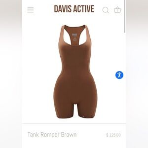 Brand new with tag Davis Active romper brown M/L (fits like a small)